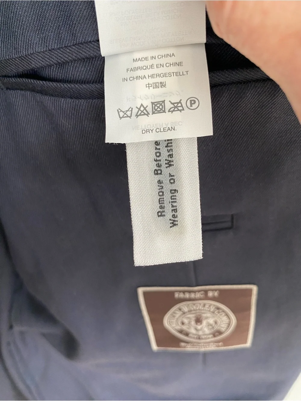 J. Crew crisp while unlined